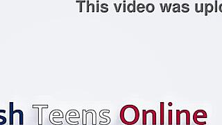 18 year old sucks older guys cock and drinks cum from a condom