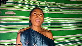 Ghetto Ebony Casting With Toys And Dildo