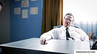 Old Man Attempts to Bang Religious Teen 18+ with Big Tits.