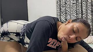 Latina Neighbor Craves Cum Dose Before Gym Workout