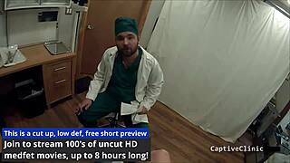 Misty spreads ass in latex backstage, patient POV fetish