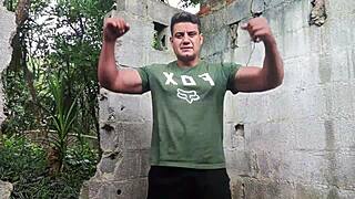 Yuri Ga�cho RELIEVING HIS HUGE COCK!