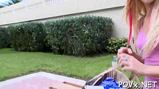 This hot legal age teen 18+ slut competes in a wild nude contest. She’s petite and sucks hard for the win!