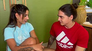 naty delgado and cry duran join husband in threesome with cum inside and pregnancy