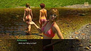 dusklight manor 139 with curvy characters in cute outfits