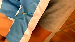 Passionate Latina Cheats on Terrace with Big Ass Fuck!