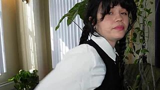 Wednesday Addams Takes Huge Black Cock Deep