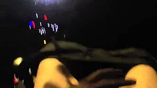 Mature couple enjoys homemade outdoor evening cruise