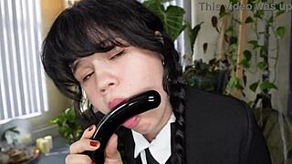 Wednesday Addams Takes Huge Black Cock Deep