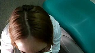 doctor sucks patient's dick during appointment facial cumshot