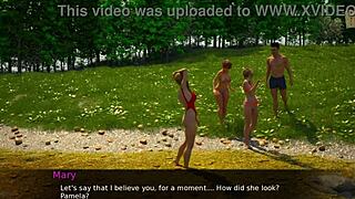 dusklight manor 139 with curvy characters in cute outfits