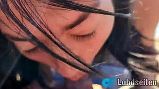 Teen Swallows Cum Outdoors In Public Facial Cumshot