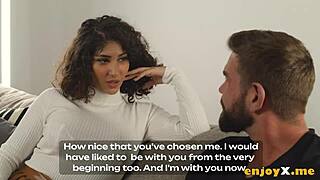 Horny latina with huge tits gets rough fucking and cum on face