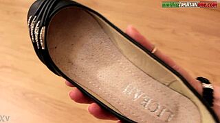 Violet dominates with milf foot fetish humiliation