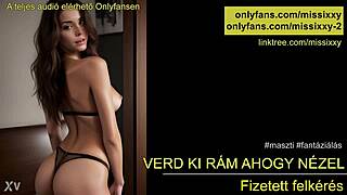 Hungarian Babe Gives Jerk Off Instructions