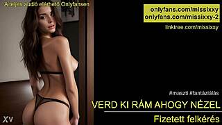 Hungarian Babe Gives Jerk Off Instructions