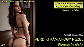 Hungarian Babe Gives Jerk Off Instructions