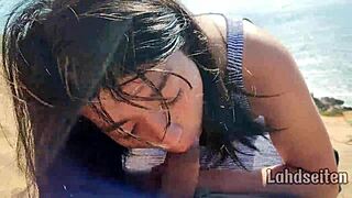 Teen Swallows Cum Outdoors In Public Facial Cumshot