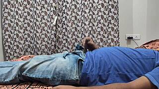 Desi Girl from Village to Mumbai. Owner Pounds Her Hard with Hindi Audio.