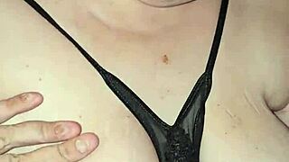 Sexy Solo With Black Laundry Cumming On Chair