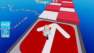 Roblox gameplay session with friends in virtual world