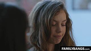 School Step Sisters Crush On Each Other Elena Koshka April O'Neil