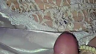 Milf Jerks Cock and Licks Every Drop