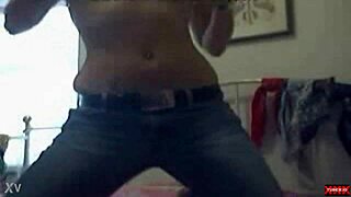 Amateur Webcam Striptease with Wet Pussy and Dildo