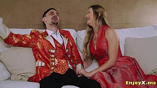 blonde in tights with shaved pussy loves intense cock-sucking sessions. her passion drives every hardcore moment wild.