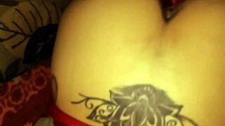 a skinny latina milf tried anal for the first time on the sofa and took a creampie in her tight ass with vagninho and holy rubi