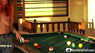 I Watch Sexy Ginger Break Billiard Room Rules With Doggystyle And Blowjob