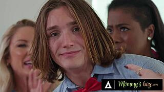 Hell yeah! Perv teen 18+ creampies stepmom Rachael Cavalli while stepdad watches. The fucket list gets wild!