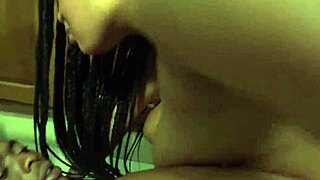 A Morning of Hot Sex with African Milf Neighbor in Public POV