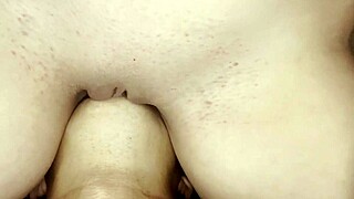 Stepmom's wet pussy gets licked sloppily