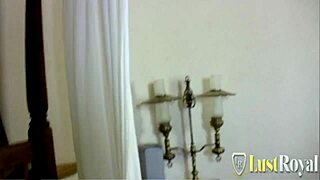 Brunette with big tits rides cock hard in cowgirl position. She fingers pussy while masturbating for intense orgasm 😈