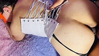 Neighbor's Mexican Wife Loves Doggy Fucking.