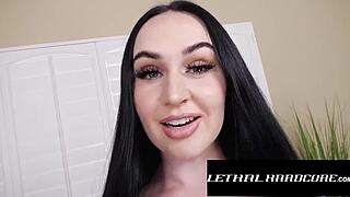 Lethalhardcore - Hot Bubble Butt Curvy Babe Gets Fucked Intensely in Missionary and Cowgirl