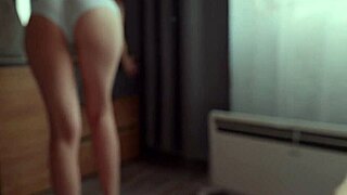 Step Mom Catches Step Son’s Boner and Helps Him Release