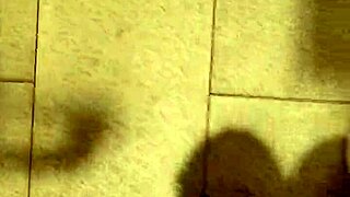 Getting Naked and Masturbating in Public Toilet