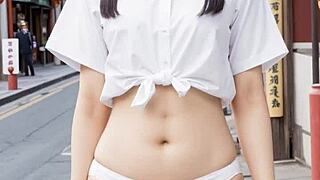 Exploring Chinatown's stunning lingerie models in cute panties