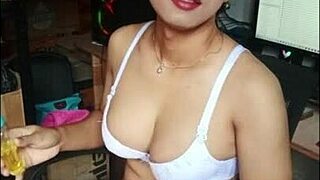 Hey, watch this black hijab transgirl slut stroke until she cums!