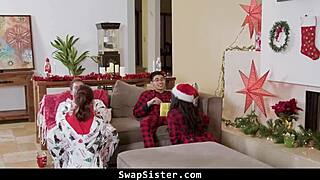 Stepsister changes attitude for a taboo swap.