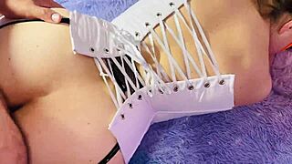 Neighbor's Mexican Wife Loves Doggy Fucking.