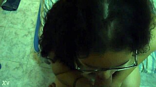 Argentinian Brunette Gives Intense Blowjob