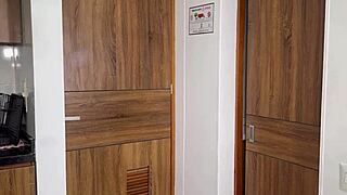 Big ass blonde Sara Blonde shares room with big black cock