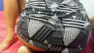 Watch my big butt wife ride husband in homemade anal