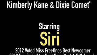 Lesbian 3some Licks Huge Boobs in Lingerie Group Oral