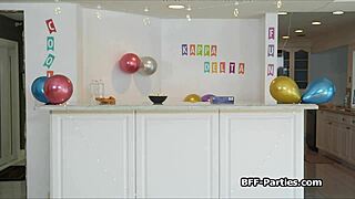 interracial coed girlfriends learning on a real dick 😜