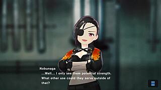 Check out this neat magicami with blonde in uniform giving blowjob to big tits lesbian hentai