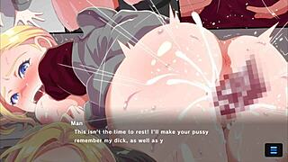 Check out this neat magicami with blonde in uniform giving blowjob to big tits lesbian hentai